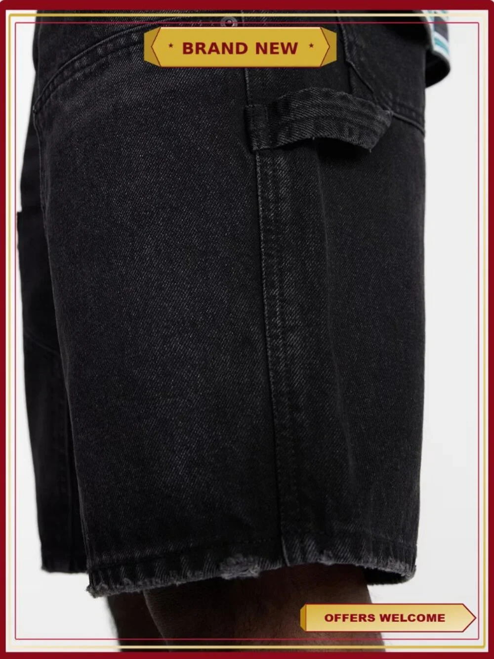 Men's 100% Cotton Denim Carpenter Shorts 9
